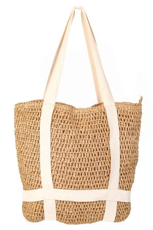 Fame Straw Braided Hat Carrier Bag
