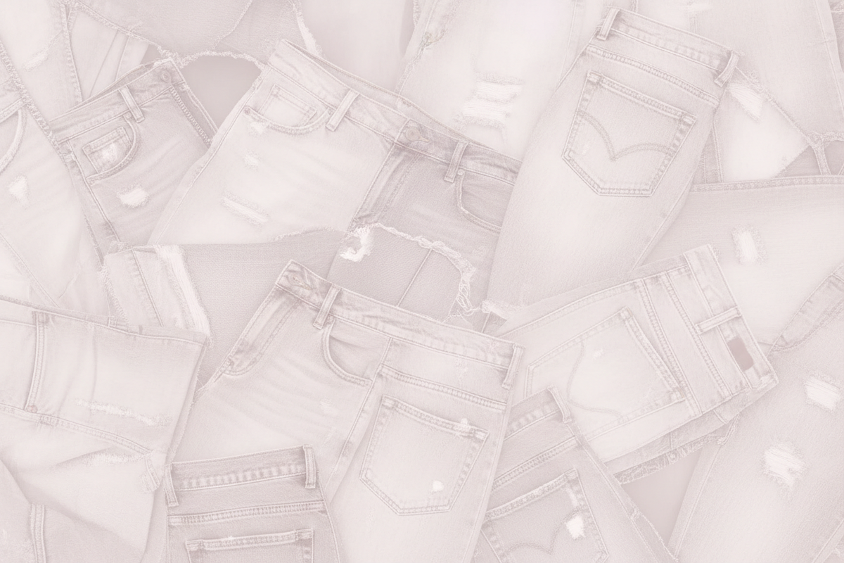 Faded Jean Collage Background