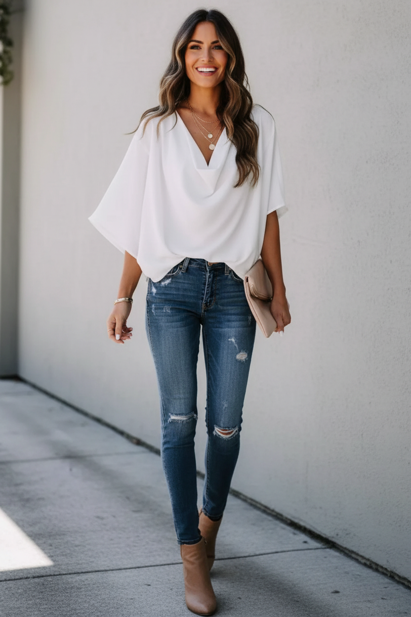 Ruched Blouse